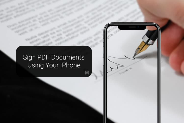 how to sign documents on iphone pages