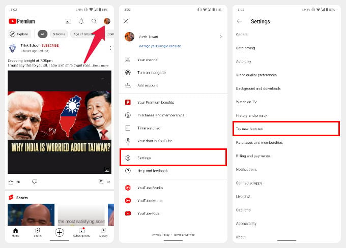 How to Try New YouTube Premium Features Before Everyone - 4