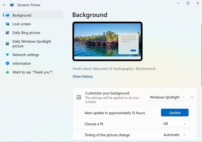 Windows Spotlight Wallpapers for Desktop on Windows 10
