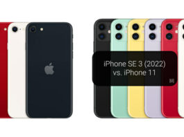 iPhone SE 3 (2022) vs. iPhone 11