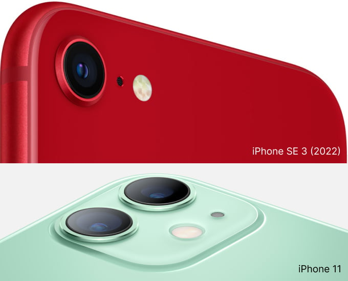 iPhone SE 3 vs iPhone 11 Camera