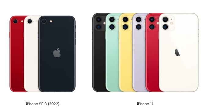 iPhone SE 3 vs iPhone 11