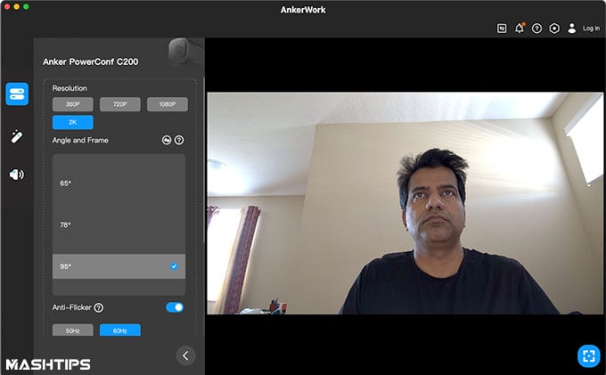 Anker PowerConf C200 2K Webcam Camera Output Quality