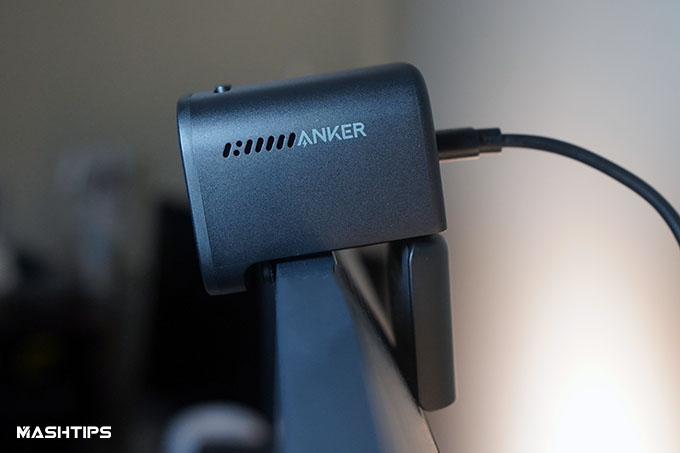 Aker PowerConf C200 2K Webcam Monitor Mounted
