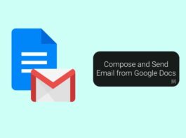 Compose and Send Email from Google Docs