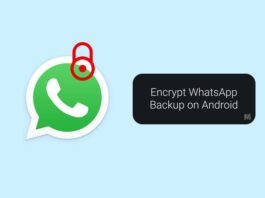 Encrypt WhatsApp Backup on Android