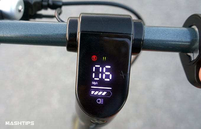 Gyroor C2 Ebike LCD Display with Battery Range and Speedometer