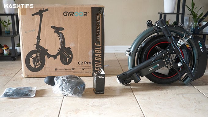 Gyroor C2 Ebike Whats in the Box