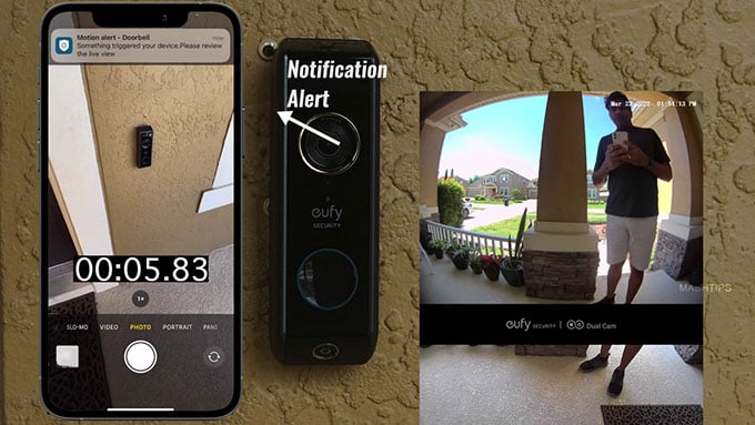 Loiter Alert in Eufy Video Doorbell Dual