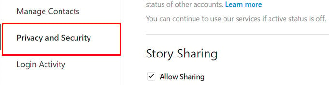 Privacy and Security Settings on Instagram