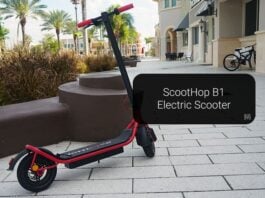ScootHop B1 Electric Scooter Riding Impression