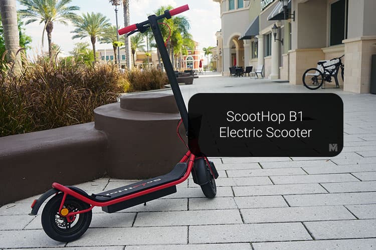 ScootHop B1 Electric Scooter Riding Impression