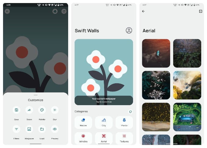 Material You Apps: Swift Walls