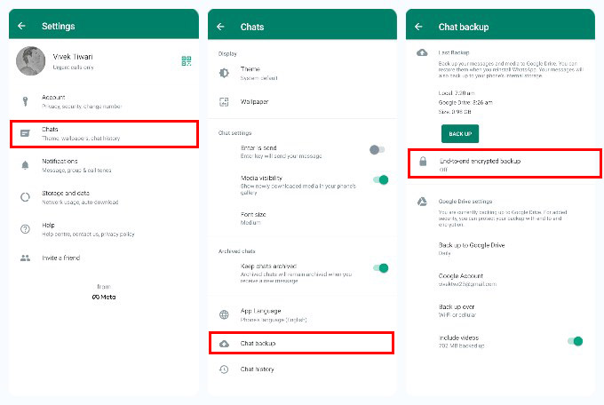 How to Encrypt WhatsApp Backup to Google Drive on Android - 17