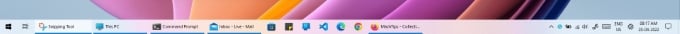 Ungroup taskbar icons