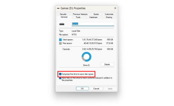 How to Free Up Disk Space on Windows PC Using NTFS Compression - 21