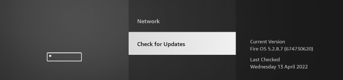 check for software updates on firestick