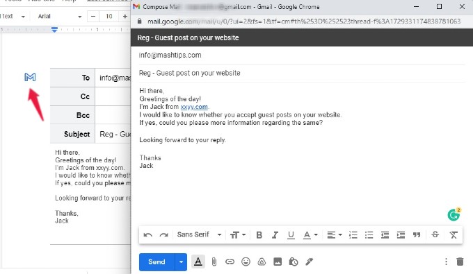 You can Compose and Send Emails from Google Docs  Learn How - 72