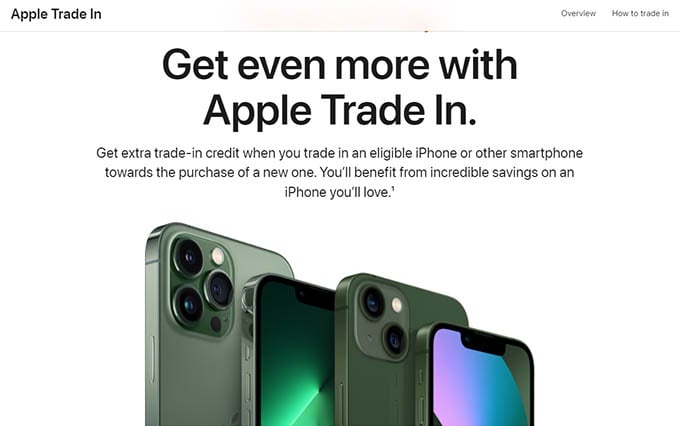 Apple Trade In for Smartphones