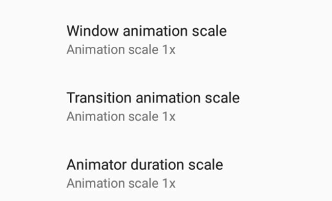 Change Animation Scale from Android Developer Options