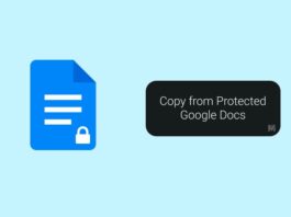 Copy from Protected Google Docs
