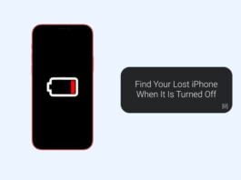 Find Your Lost iPhone When It Is Turned Off
