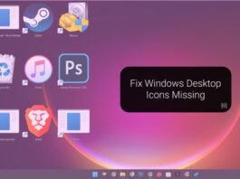 Fix Windows Desktop Icons Missing