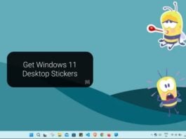 Get Windows 11 Desktop Stickers