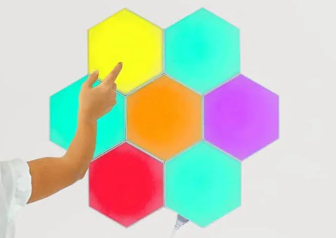 HEXlights Remote Controlled Wall Lights By Emberela