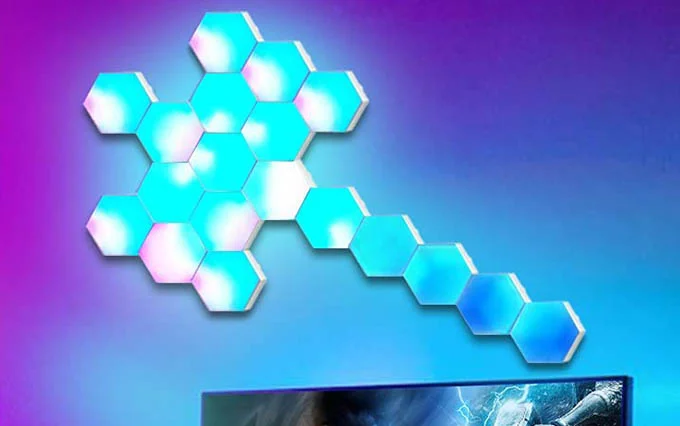 Hexagon Lights By Amailtom
