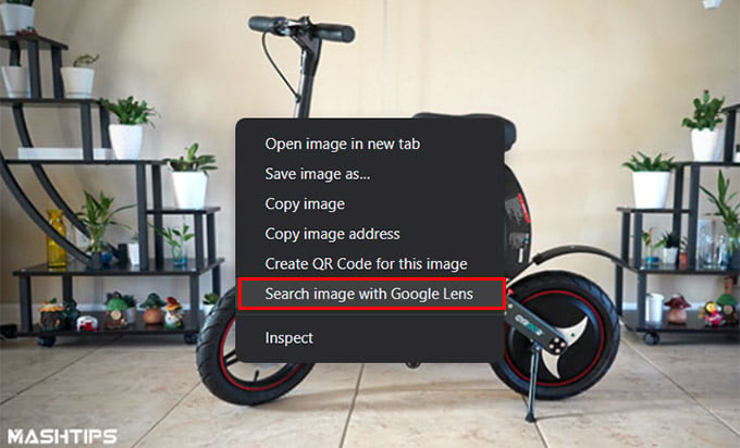 Search Image with Google Lens from Webpage on Chrome