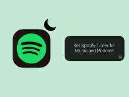 Set Spotify Timer for Music and Podcast