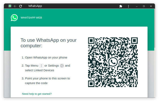 Install WhatsApp for Linux on Ubutu
