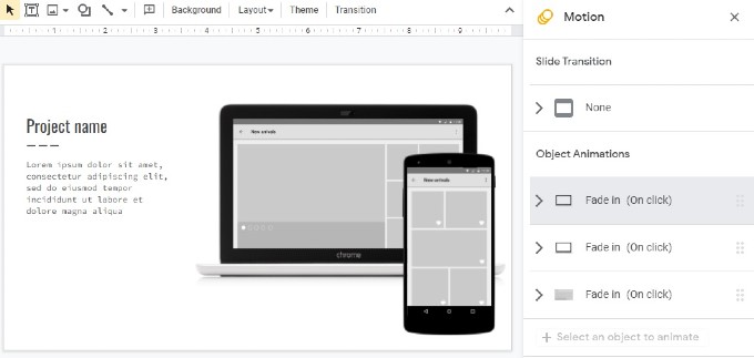 How to Add Animations on Google Slides for Texts, Objects, and Slides -  MashTips