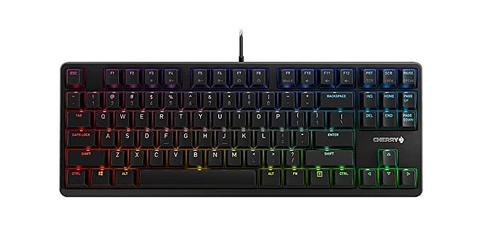 CHERRY MX RGB Mechanical Keyboard with MX Red Silent