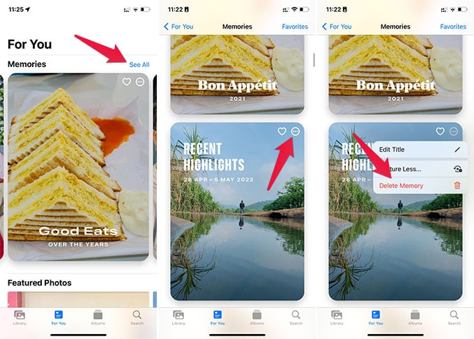 How to Turn Off Memories on iPhone Photos - 73