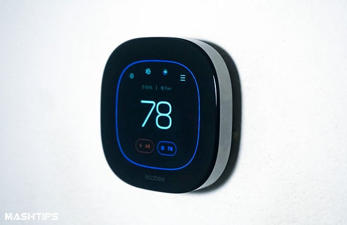 Ecobee Smart Thermostat Premium Active Screen