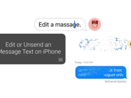 Edit or Unsend an iMessage Text on iPhone