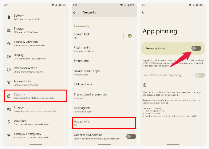 How to Use Android App Screen Pinning to Protect Your Privacy - 40