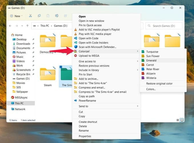 folder colorizer windows 11