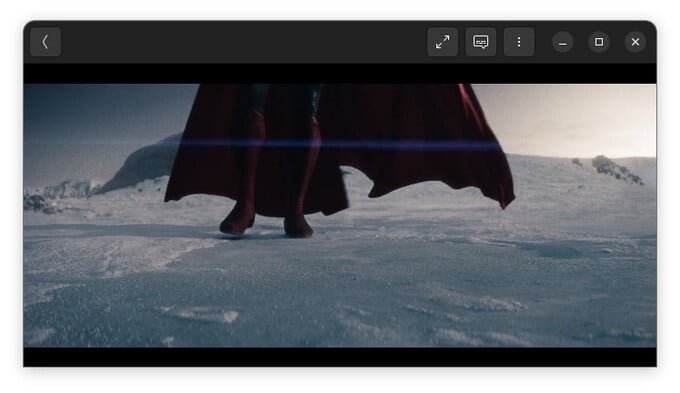 GNOME Videos player