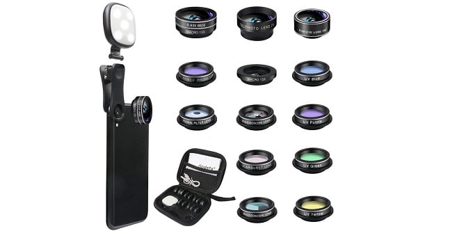 Godefa Phone Camera Lens Kit, 14 in 1 Lenses
