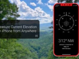 Measure Current Elevation on iPhone from Anywhere