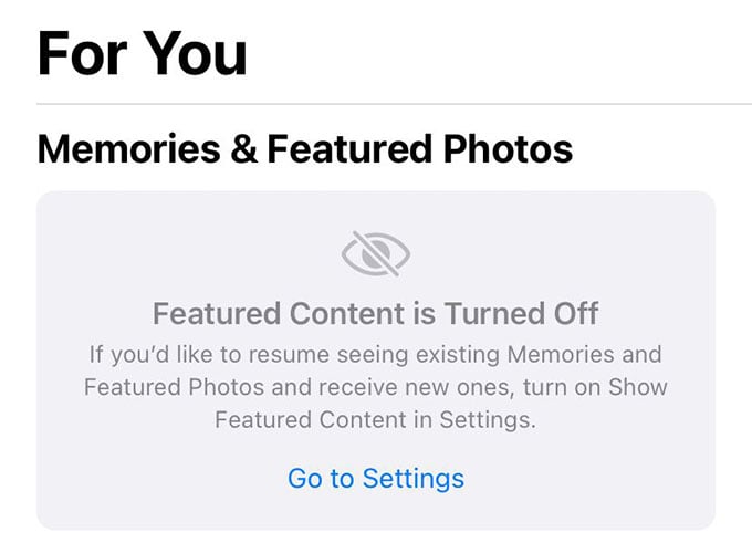 How to Turn Off Memories on iPhone Photos - 40