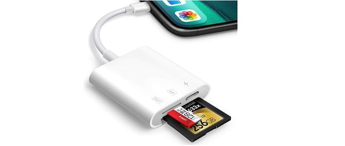 Oyuiasle SD & Micro SD Card Reader for iPhone,iPad