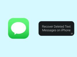 Recover Deleted Text Messages on iPhone