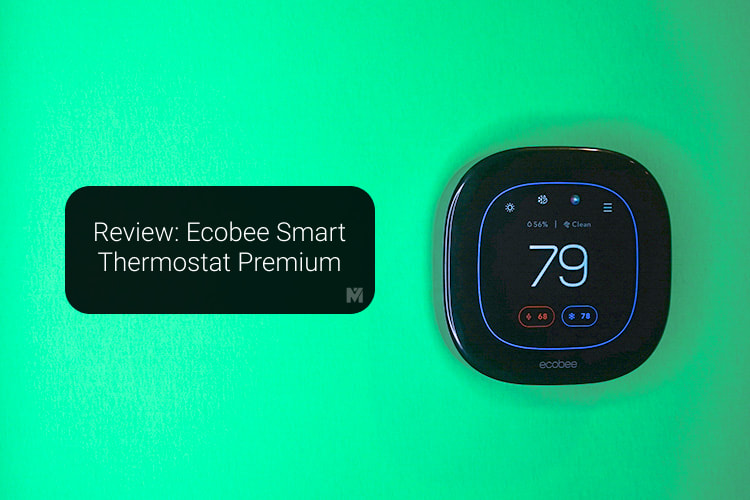 New 2022! ecobee Smart Thermostat Premium with Siri and Alexa and Built in  Air Quality Monitor and Smart Sensor & SmartCamera – Indoor WiFi Security