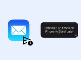 Schedule an Email on iPhone to Send Later