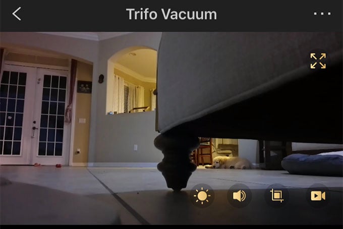 Trifo Vacuum Ollie Camera Visuals