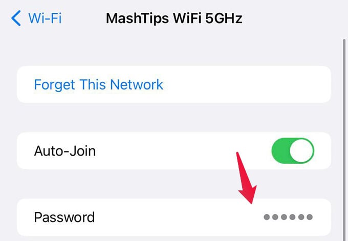 How to View Saved WiFi Passwords on iPhone - 41